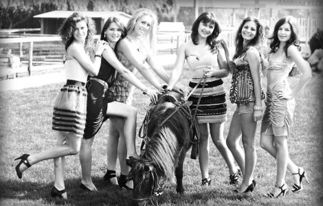 Doua fete sunt condamnate la duel, la "Miss fata de la tara"