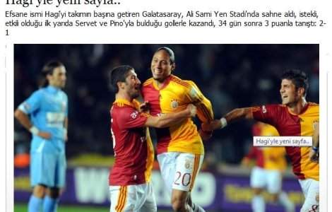 Hagi: Prima victorie in al doilea mandat la Galatasaray