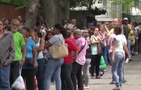 Locuitorii din Venezuela au slabit in medie 8 kilograme, din cauza foametei