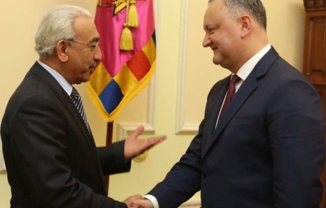 Intrevedere intre Igor Dodon si ambasadorul ambasadorul statului Qatar. Despre ce au discutat