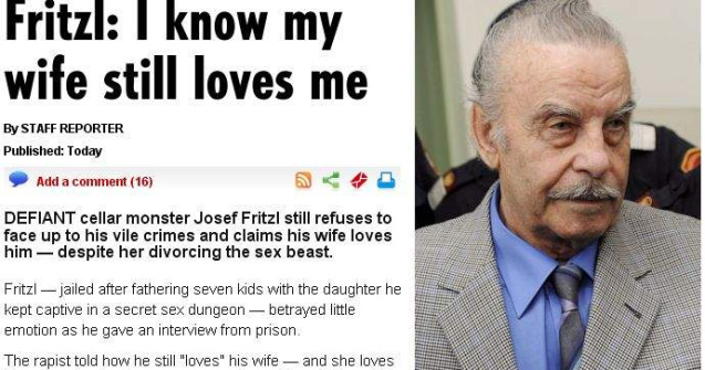 Confesiunile unui monstru: Josef Fritzl