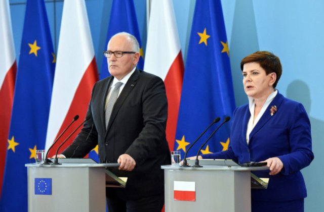 Bruxelles-ul va cere acordul tarilor UE inainte sa pedepseasca Polonia