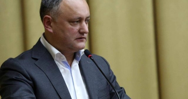Dodon transmite Romaniei si SUA "sa nu ofere lectii presedintelui"