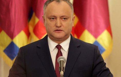 Dodon anunta redactarea unui proiect de revizuire a Constitutiei pentru a oferi mai multe puteri presedintelui R. Moldova