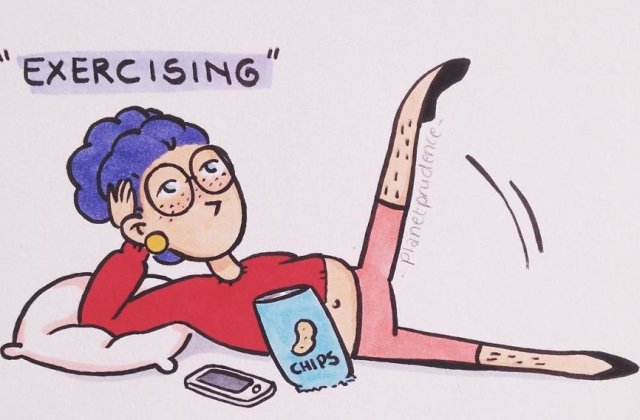 7 imagini amuzante care ilustreaza viata unei femei