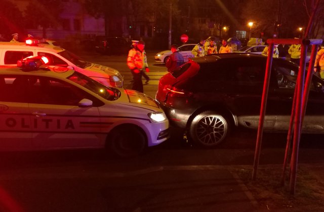 Tanarul care a tarat un politist cu masina a fost arestat preventiv