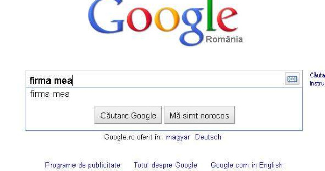 Cum sa ajunga firma ta prima in Google?