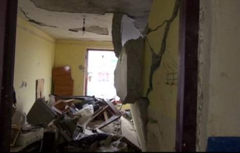 160 de familii din Galati au ramas fara locuinte in urma exploziei de sambata aseara