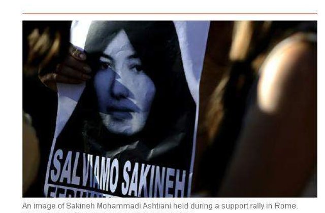 Iranianca condamnata la moarte prin lapidare: Sunt o "pacatoasa"