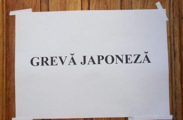 Angajatii Ministerului Tineretului si Sportului, in greva japoneza