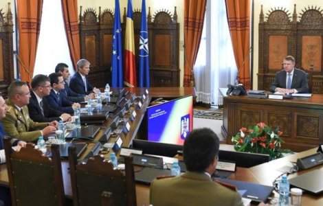 Sedinta CSAT, anuntata pentru marti