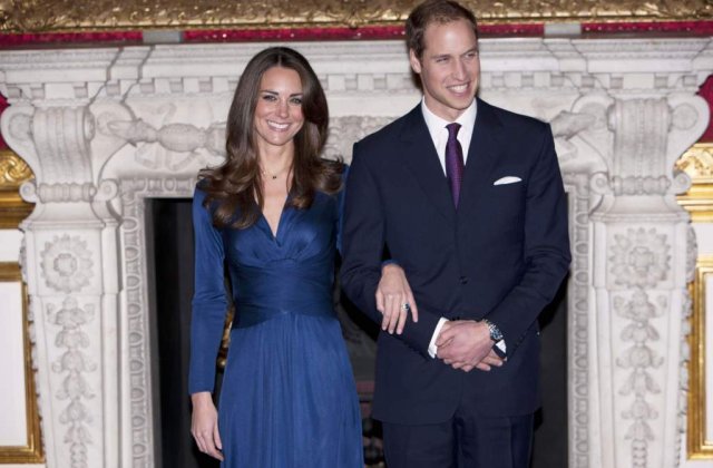 [FOTO] Printul William i-a oferit lui Kate Middleton inelul de logodna al mamei sale