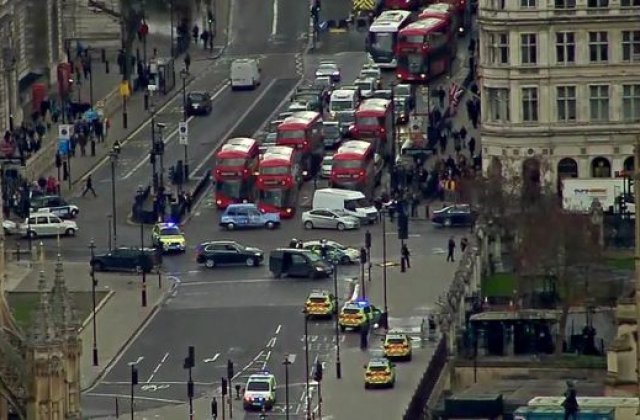 Atac la Parlamentul britanic: patru persoane au murit, peste 20 sunt ranite - UPDATE