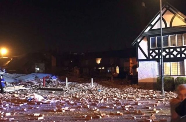 Marea Britanie: 34 de persoane ranite si mai multe cladiri distruse intr-o explozie la Liverpool