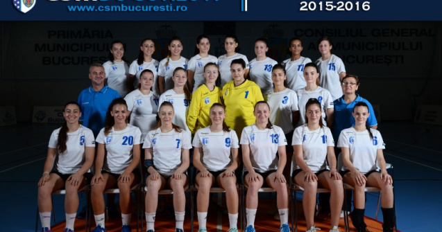 Echipa feminina CSM Bucuresti a castigat al treilea titlu consecutiv