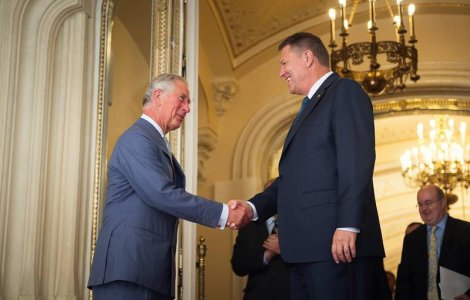 Printul Charles al Marii Britanii a ajuns in Romania