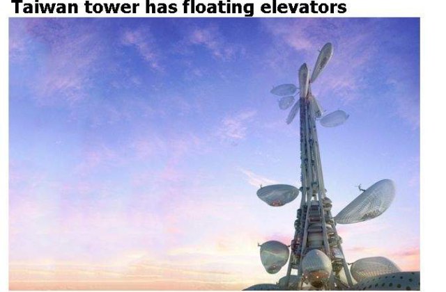 Copacul Taiwan Tower, un zgarie-nori proiectat de un roman