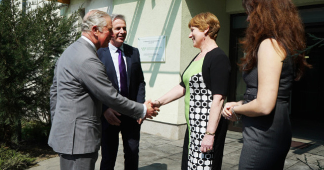 Printul Charles al Marii Britanii a vizitat Centrul HOSPICE Casa Sperantei din Bucuresti