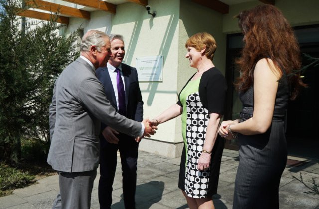 Printul Charles al Marii Britanii a vizitat Centrul HOSPICE Casa Sperantei din Bucuresti