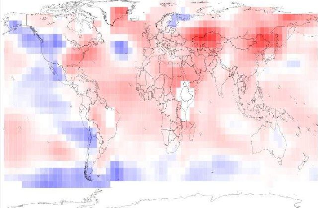 Anul 2010,  record de caldura planetara