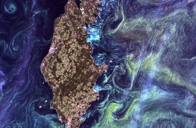 Fotografie fascinanta: Van Gogh vazut din spatiu