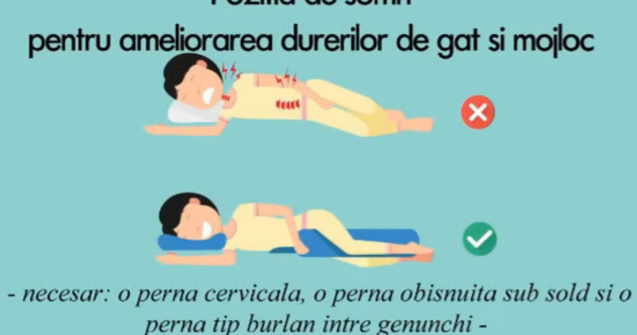 VIDEO: facand asta scapi de cele mai comune dureri