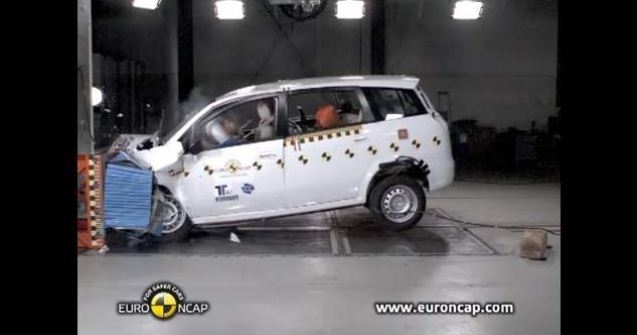 EuroNCAP a testat prima data o masina produsa in China. Rezultatele au fost deplorabile