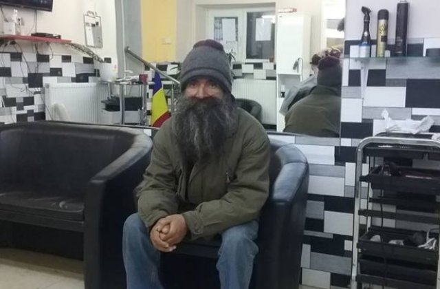 Om al strazii din Timisoara, transformat complet dupa ce a intrat pe mainile unui frizer