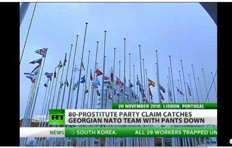  Video : Petrecere "georgiana" cu 80 de prostituate, la Summitul NATO