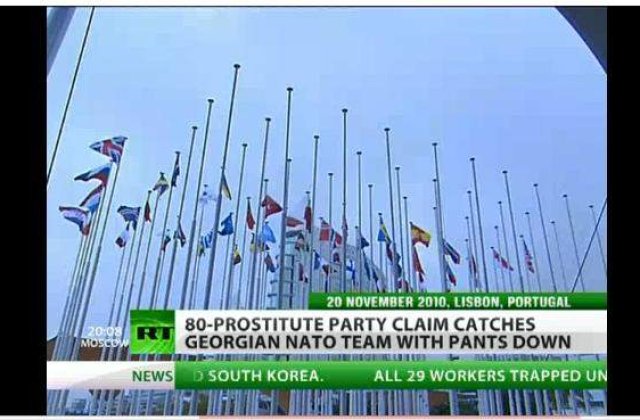 [VIDEO]: Petrecere "georgiana" cu 80 de prostituate, la Summitul NATO