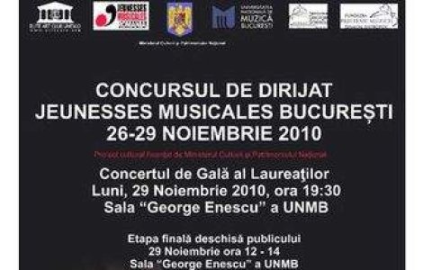 Cei mai buni tineri dirijori, la "Jeunesses Musicales Bucuresti"