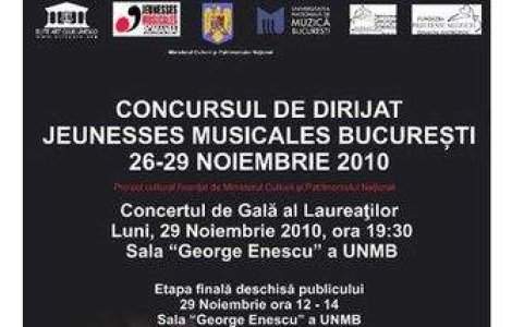 Cei mai buni tineri dirijori, la "Jeunesses Musicales Bucuresti"