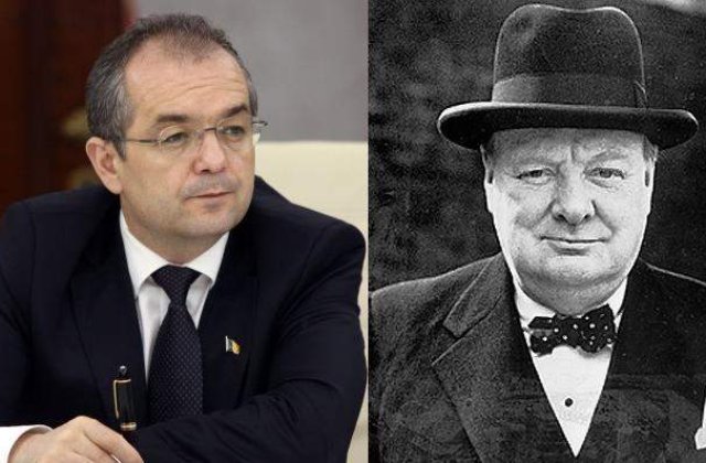 Emil Boc, un Winston Churchill "in miniatura"?
