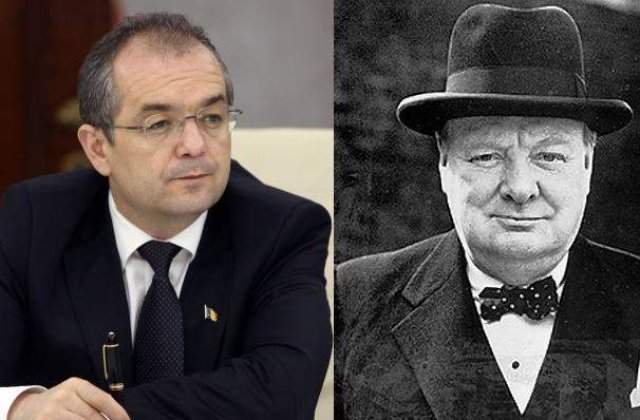 Emil Boc, un Winston Churchill "in miniatura"?