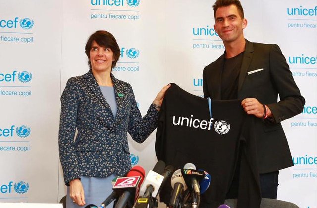 Horia Tecau este noul Ambasador National pentru UNICEF in Romania