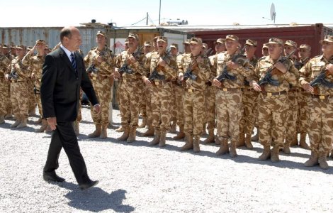Basescu a plecat in Afganistan