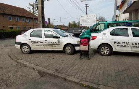 Timisoara: Amenda de 900 de lei dupa ce pozat masinile politiei