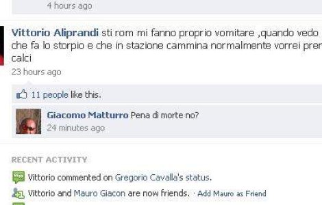 Consilier municipal italian: Romii imi provoaca greata