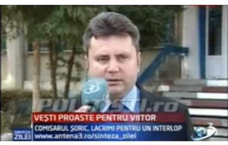 Comisarul Soric, internat in spital