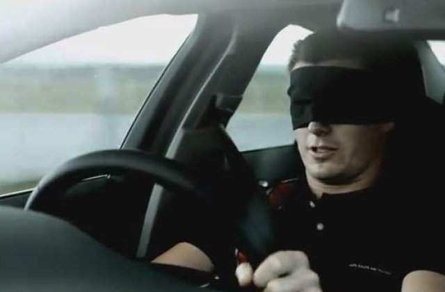 [VIDEO] Cum este sa conduci pe circuit, cu 193 km/h, legat la ochi?
