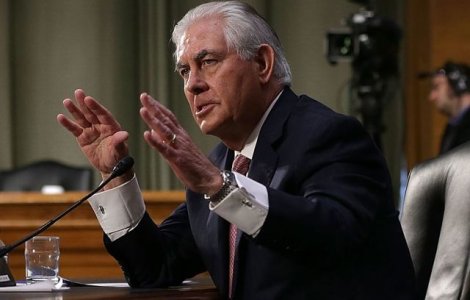 Rex Tillerson: Actiunea Rusiei in Ucraina, un obstacol in calea unor relatii mai bune intre Washington si Moscova
