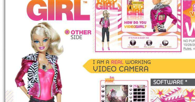  Video : Papusa Barbie echipata cu o camera video, motiv de alerta FBI