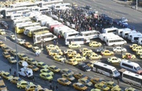 Protestul taximetristilor s-a incheiat, dupa ce au ajuns la un acord cu Guvernul