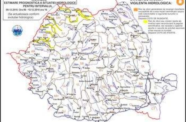 Pericol de inundatii pe Dunare