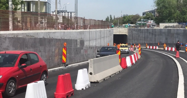 Circulatia prin pasajul Piata Sudului, deschisa pe cate un fir pe ambele sensuri