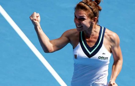 Simona Halep s-a calificat in semifinalele Porsche Tennis Grand Prix