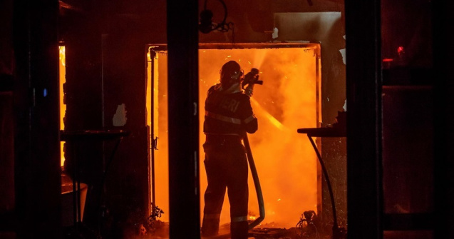 Incendiu la mansarda unui hotel de cinci stele din Sinaia