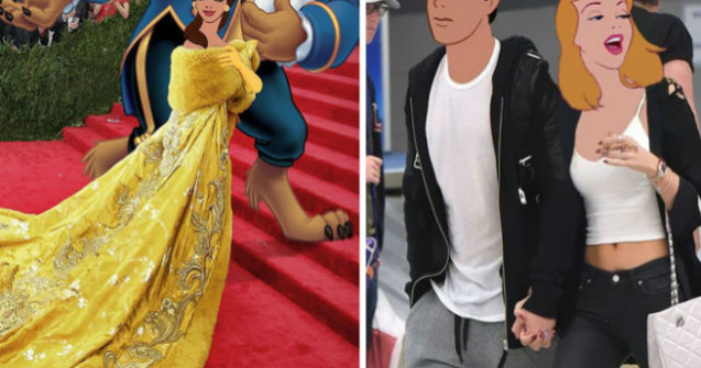  Top  Photoshop la rang de arta: printesele Disney, reimaginate in vedete
