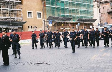 Proteste anti-guvern la Roma