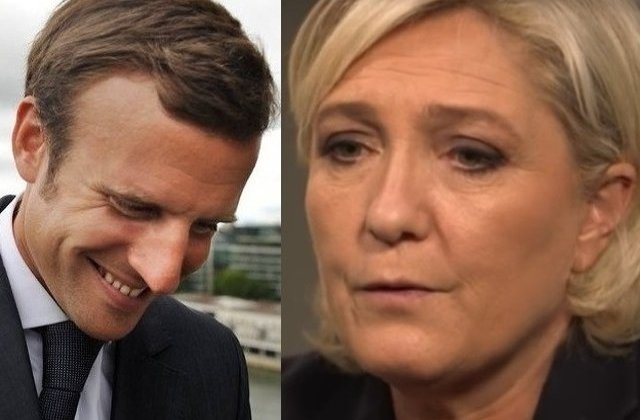 Macron, mai convingator ca Le Pen in dezbaterea televizata tensionata si plina de atacuri verbale